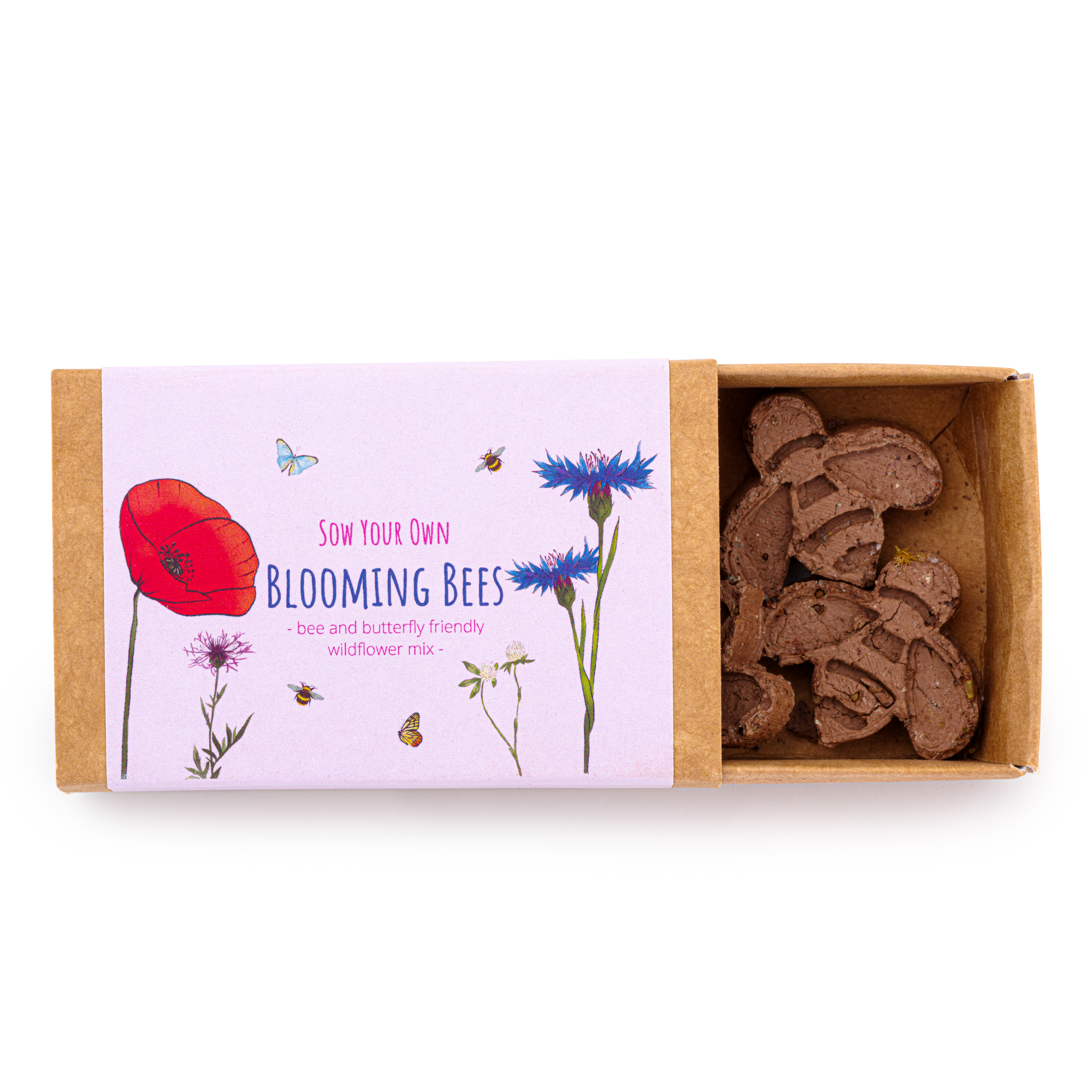 Promotional BRITISH BEE SHAPED WILDFLOWER SEED BOMBS