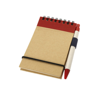 Zuse A7 recycled jotter notepad with pen