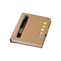 Reveal coloured sticky notes booklet with pen