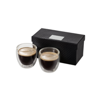 Boda 2-piece glass espresso cup set