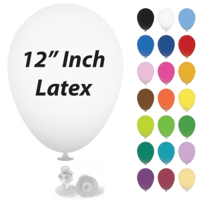 12 Inch Latex Balloons with Helium Valve – HeliValve