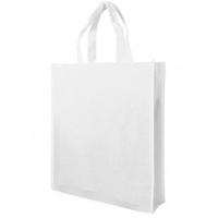 White Non-Woven Poypropylene Bag With Gusset