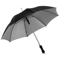 Umbrella with silver underside