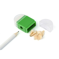 Eraser with pencil sharpener