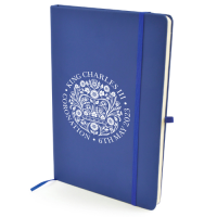 Kings Coronation Promotional A5 Mole PU Notebook