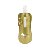 Fold Up 400ml Metallic Bottle