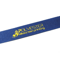 15mm Flat Polyester Lanyard