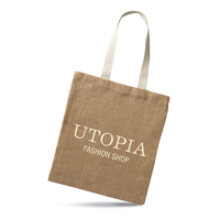 Jute shopping bag