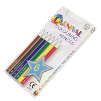 WP - Colouring Pencils Half Size (6 Pc) (Full Colour Print)