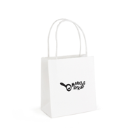 Brunswick Small White Paper Bag