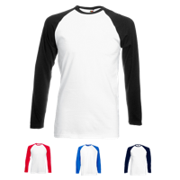 Contrast Long Sleeve Baseball T-Shirt