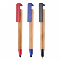 Phone Up Bamboo Multifunction Ball Pen