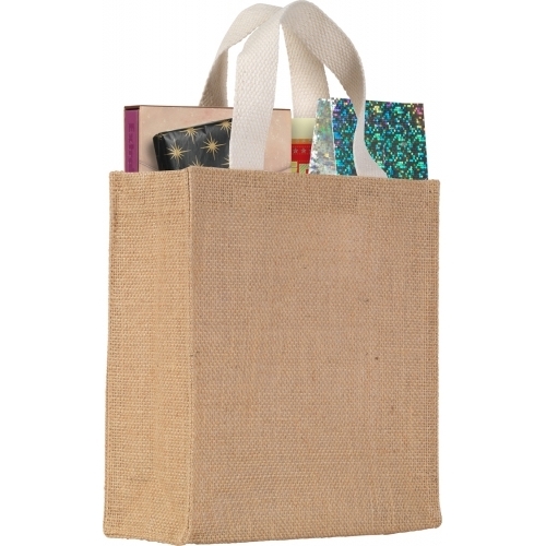 Jute Mini Gift Bag