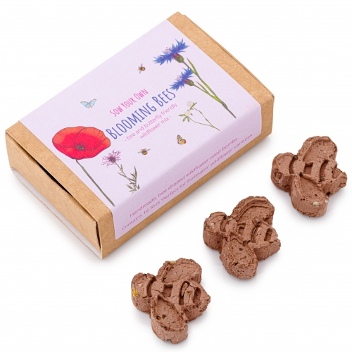 BRITISH BEE SHAPED WILDFLOWER SEED BOMBS