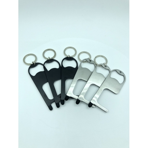 Metal Hygiene key with bottle opener